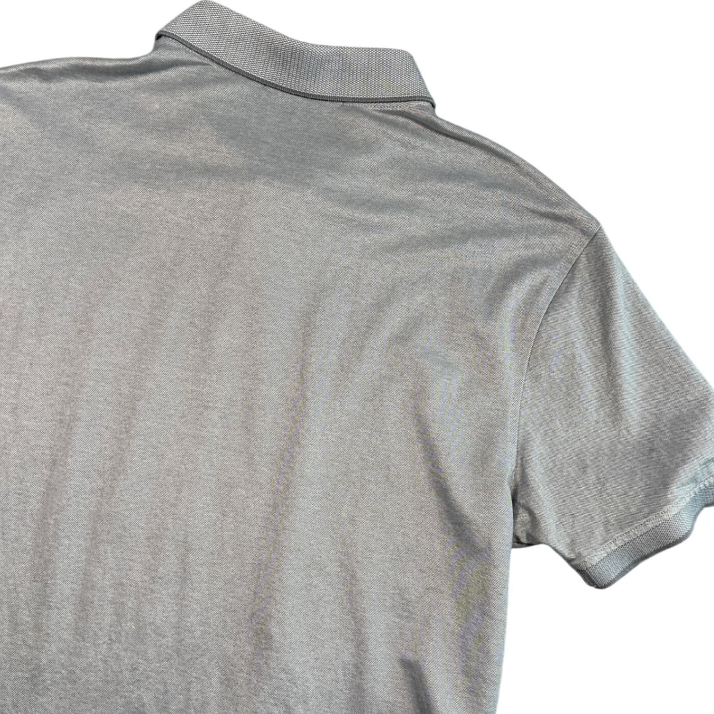 Member's Mark Polo Shirt Mens Medium Gray Excellent Stretch Pique - Thumbnail 4
