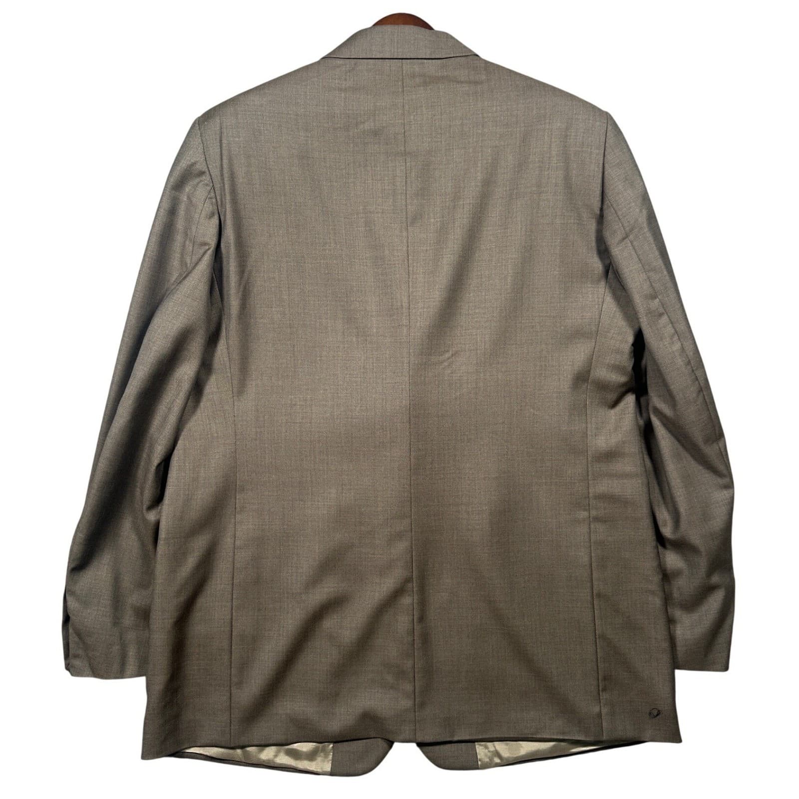 John Weitz Signature Collection Blazer Mens Brown 100% Wool 3-Button Sport Coat - Thumbnail 3