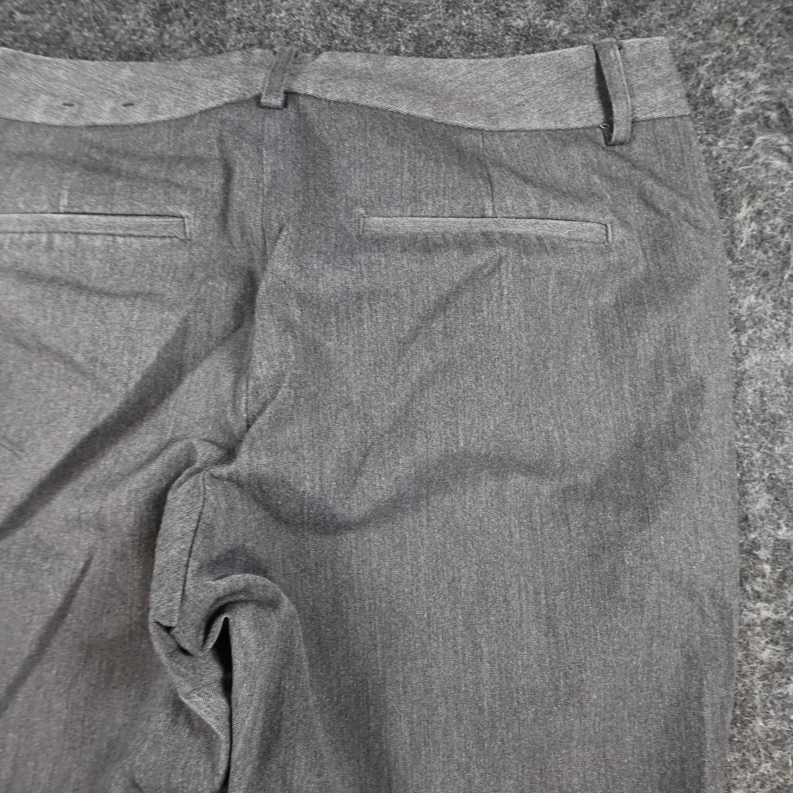 Express Editor Dress Pants Womens 10R Gray Polyester Rayon Barely Boot Office - Thumbnail 12