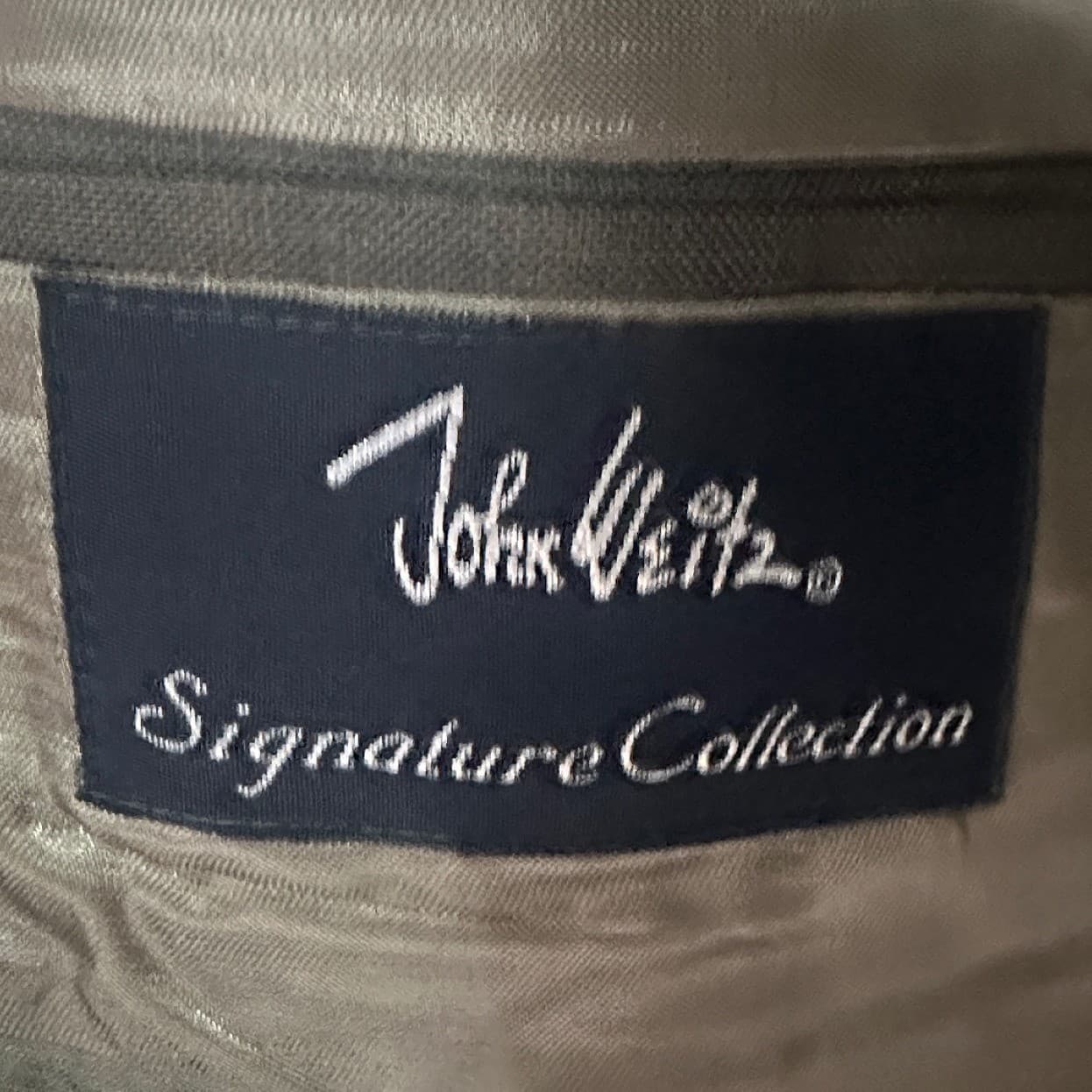John Weitz Signature Collection Blazer Mens Brown 100% Wool 3-Button Sport Coat - Thumbnail 8