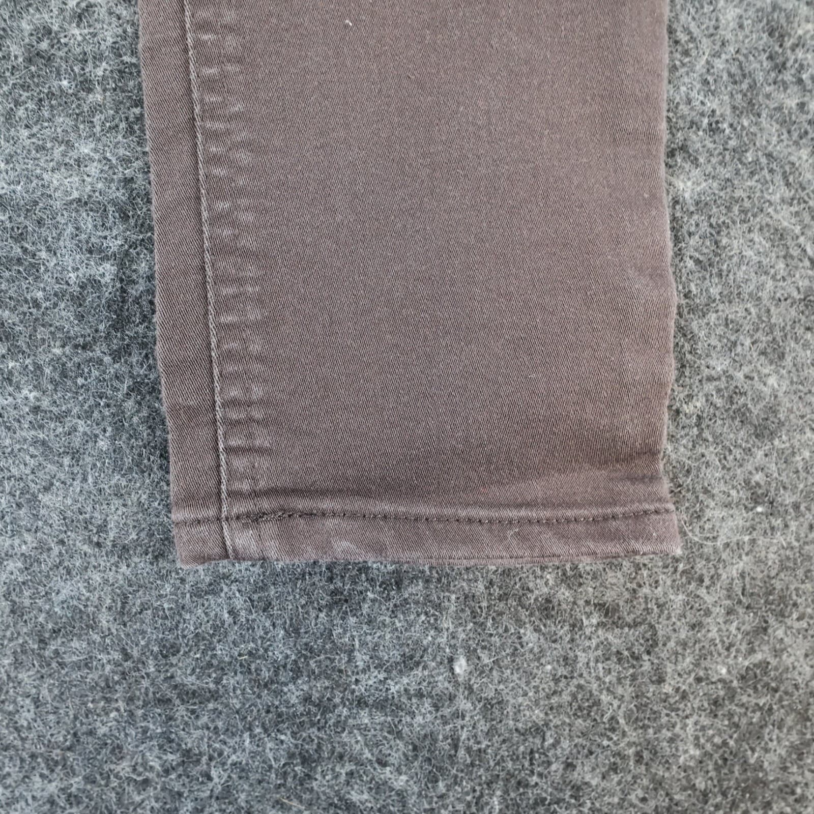 Democracy Skinny Pants Womens 4 Brown Cotton Blend Ab Technology Slim Fit Casual - Thumbnail 13