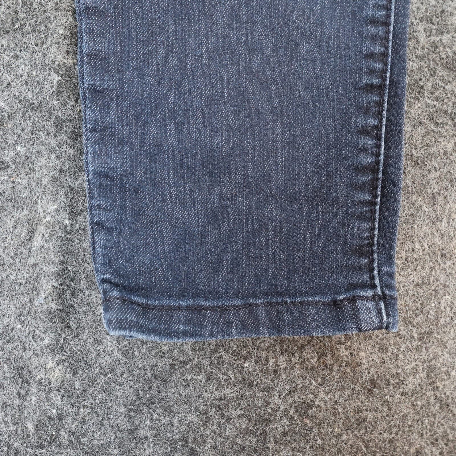 Democracy Jeans Womens 10 Blue Denim Ab Solution Skinny Slimming Dark Wash - Thumbnail 9