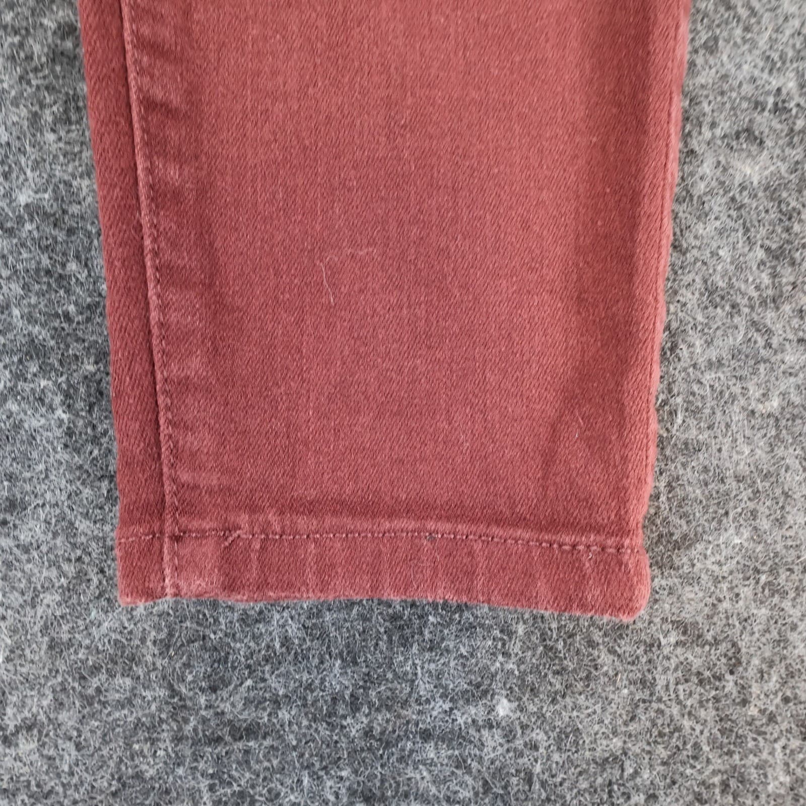 Lakeview Denim Skinny Jeans Womens 27 Burgundy Red Cotton Blend Stretch Slim - Thumbnail 13