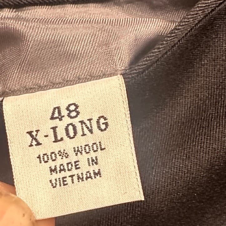 Linea Uomo Blazer Mens 48XL Black NWT 100% Wool Three Button Suit Jacket - Thumbnail 7