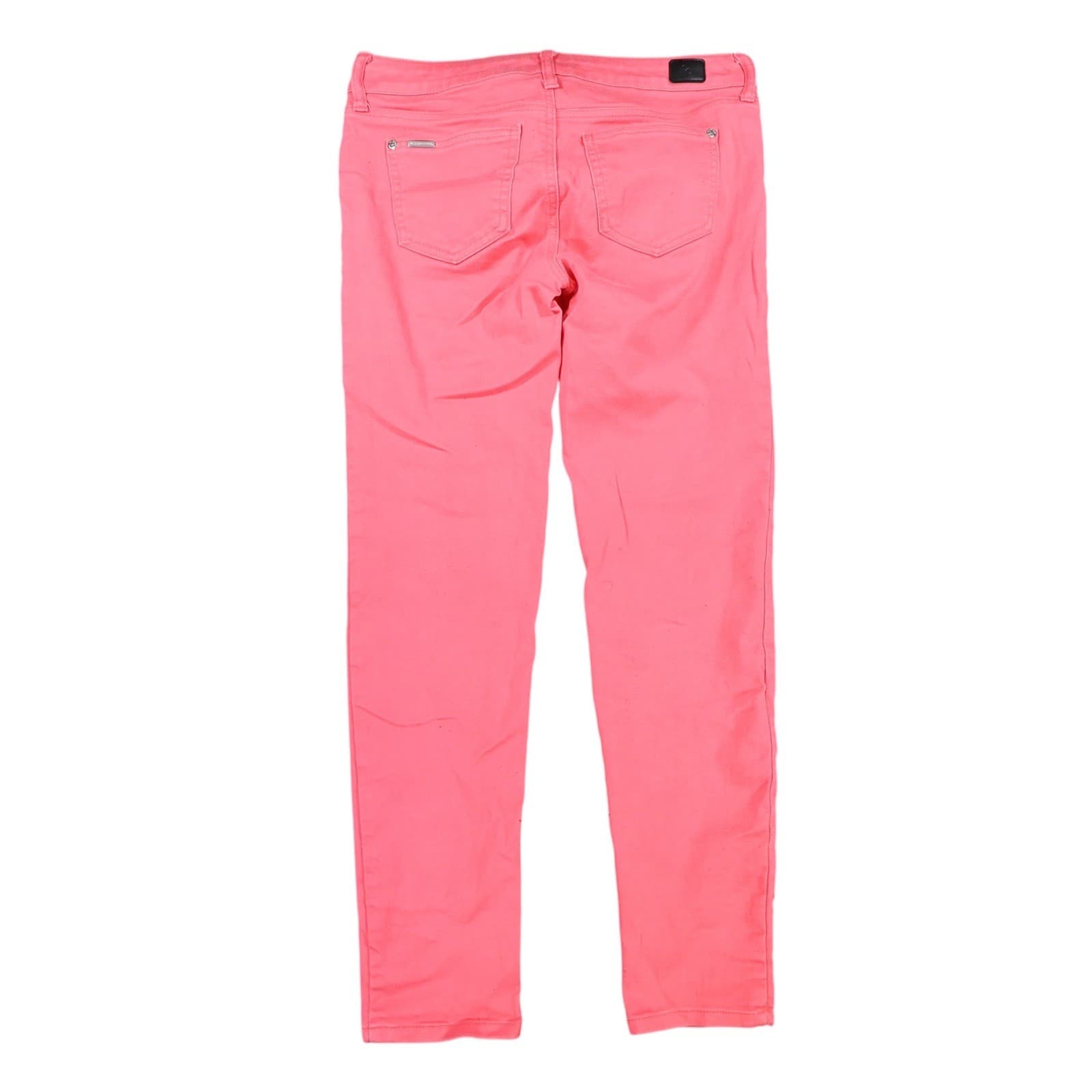 Celebrity Pink Skinny Jeans Womens 9/29 Coral Cotton Blend Stretch Calypso Coral - Thumbnail 2