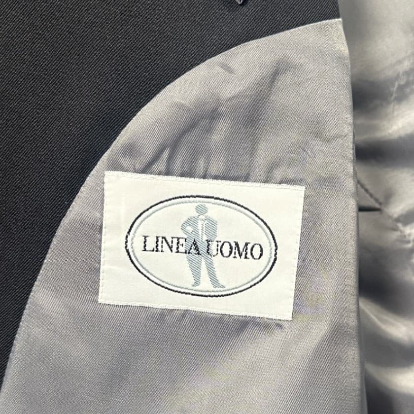 Linea Uomo Blazer Mens 48XL Black NWT 100% Wool Three Button Suit Jacket - Thumbnail 8