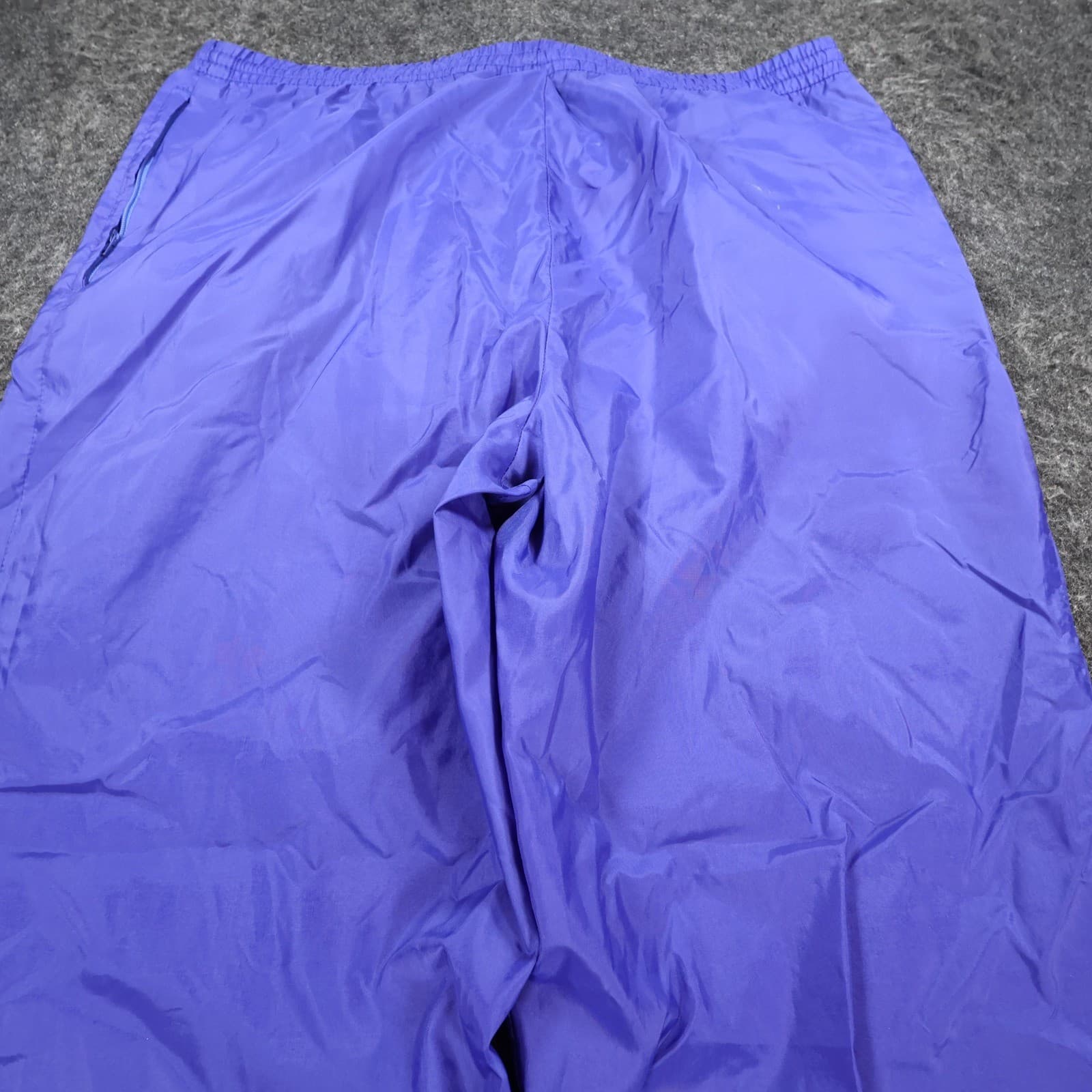 Nike Track Pants Mens Large Purple Nylon Vintage 90s Colorblock Windbreaker - Thumbnail 10