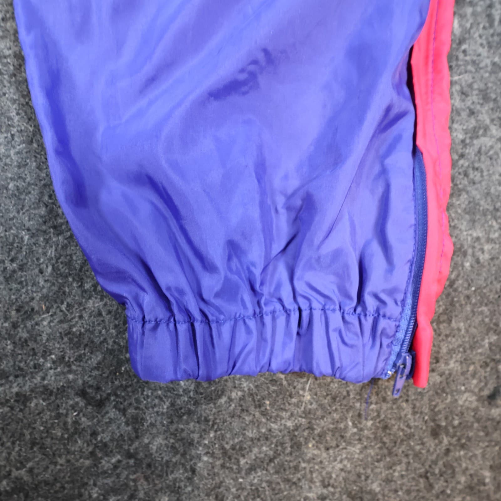 Nike Track Pants Mens Large Purple Nylon Vintage 90s Colorblock Windbreaker - Thumbnail 11