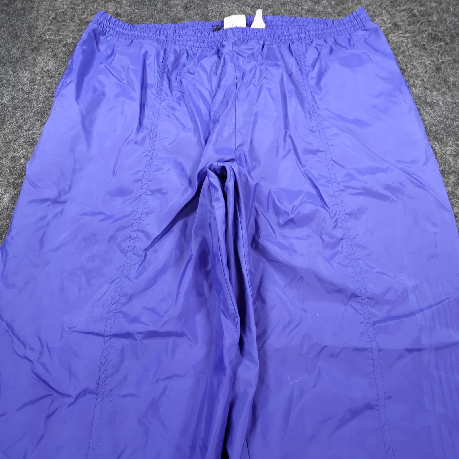 Nike Track Pants Mens Large Purple Nylon Vintage 90s Colorblock Windbreaker - Thumbnail 9