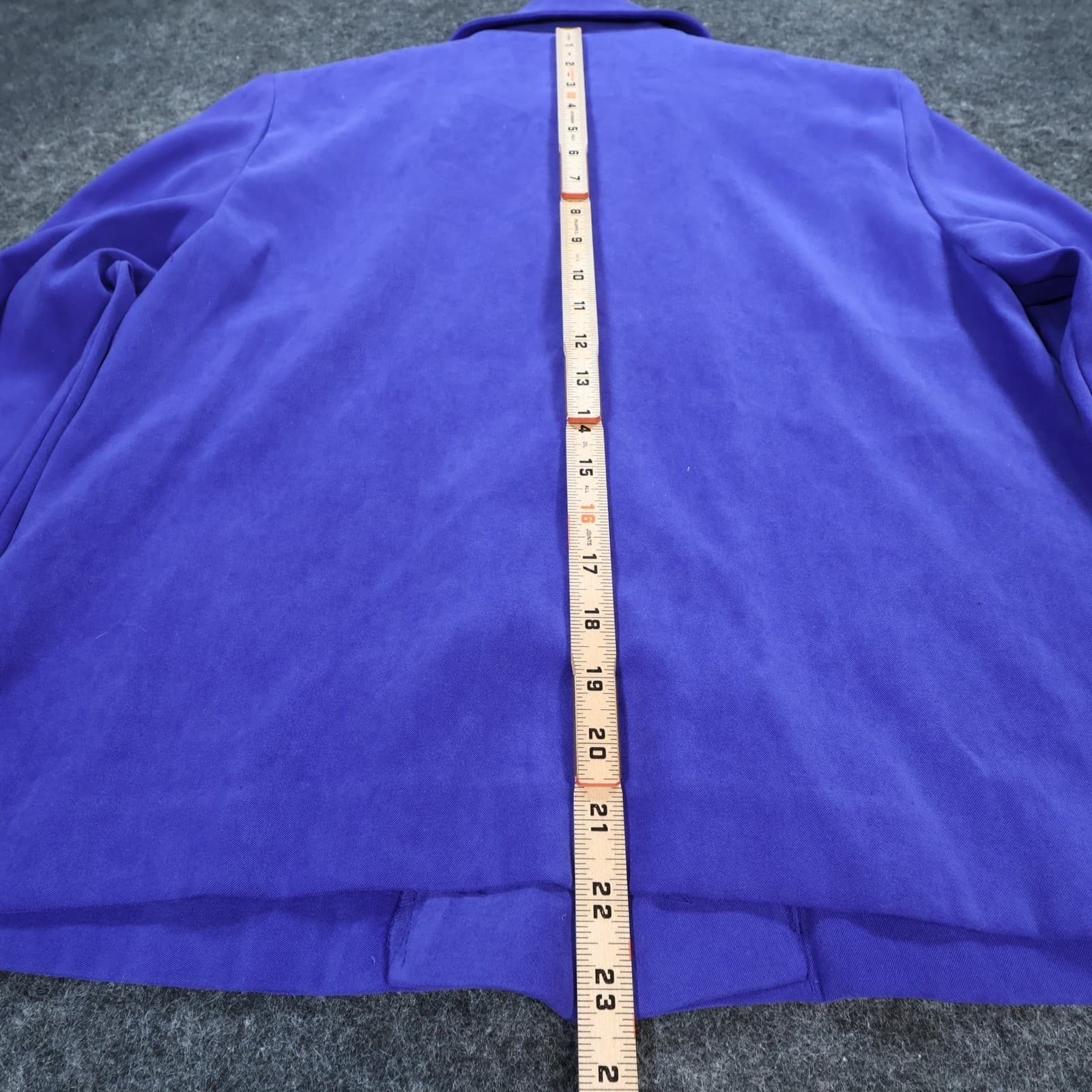 Leslie Fay Button Up Jacket Womens 8P Purple Polyester Professional Blazer - Thumbnail 5