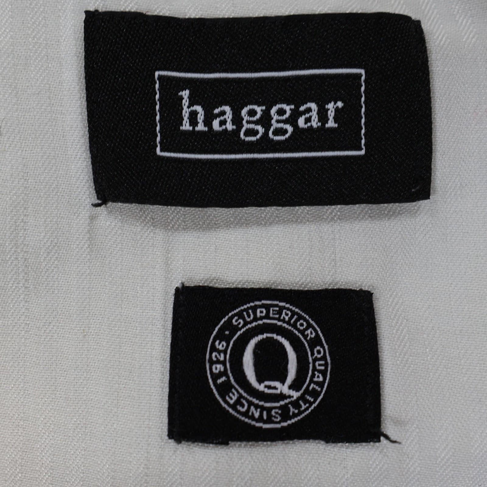 Haggar Dress Shorts Mens 34 Navy Blue Polyester Pleated Classic Fit Casual Golf - Thumbnail 7