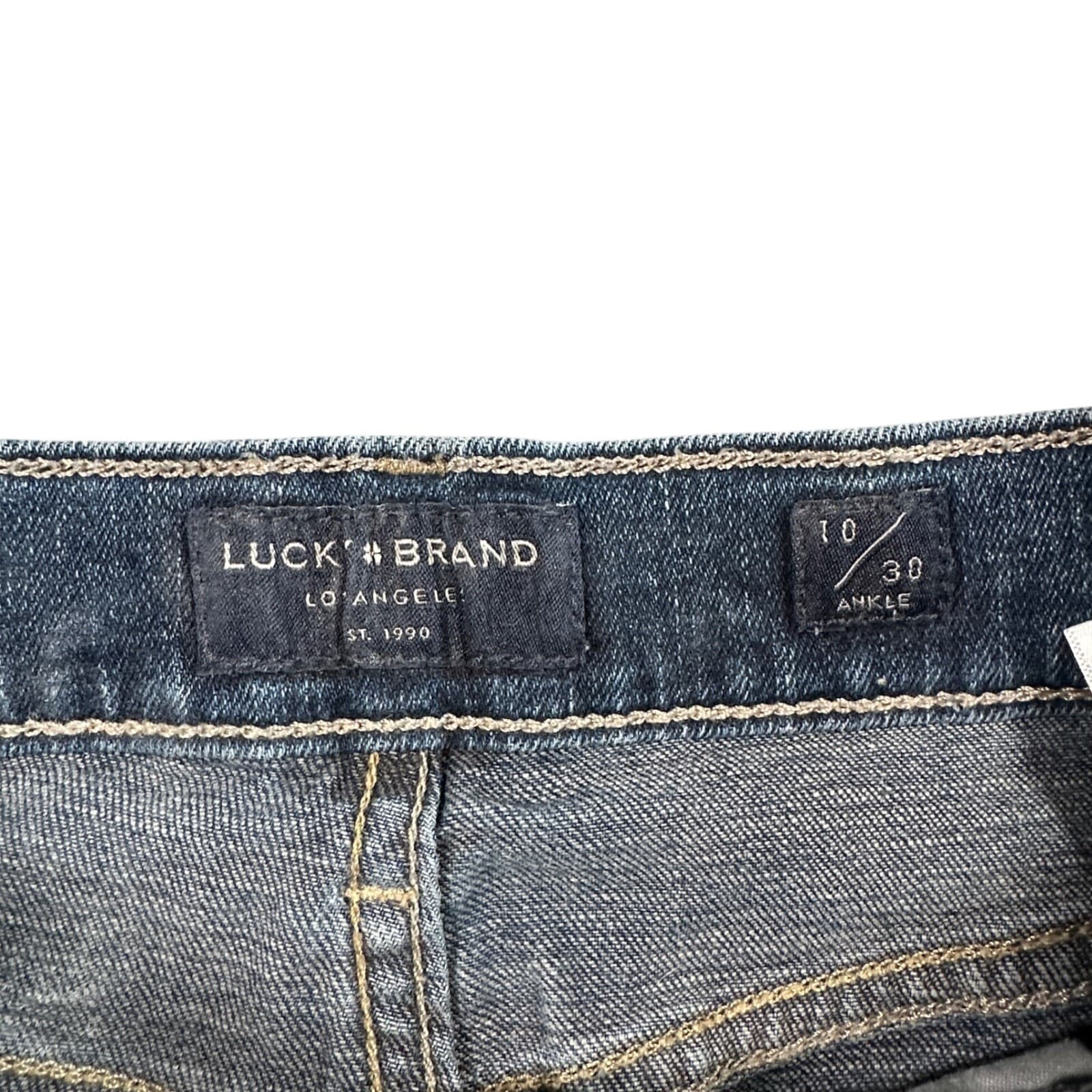Lucky Brand Bridgette Skinny Jeans Womens 10/30 Blue Excellent High Rise Ankle - Thumbnail 7