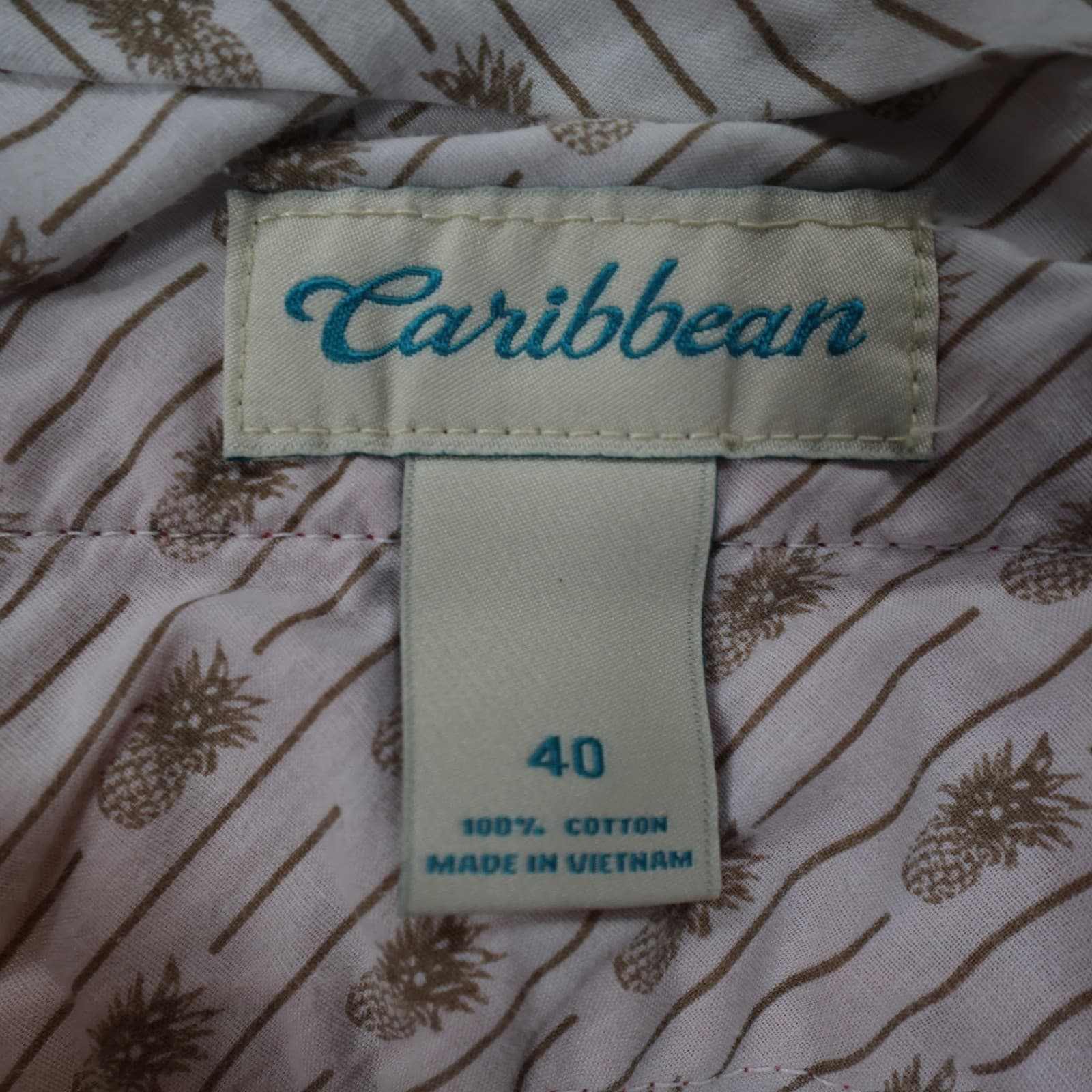Caribbean Chino Shorts Mens 40 Coral 100% Cotton Regular Fit Summer Casual - Thumbnail 7