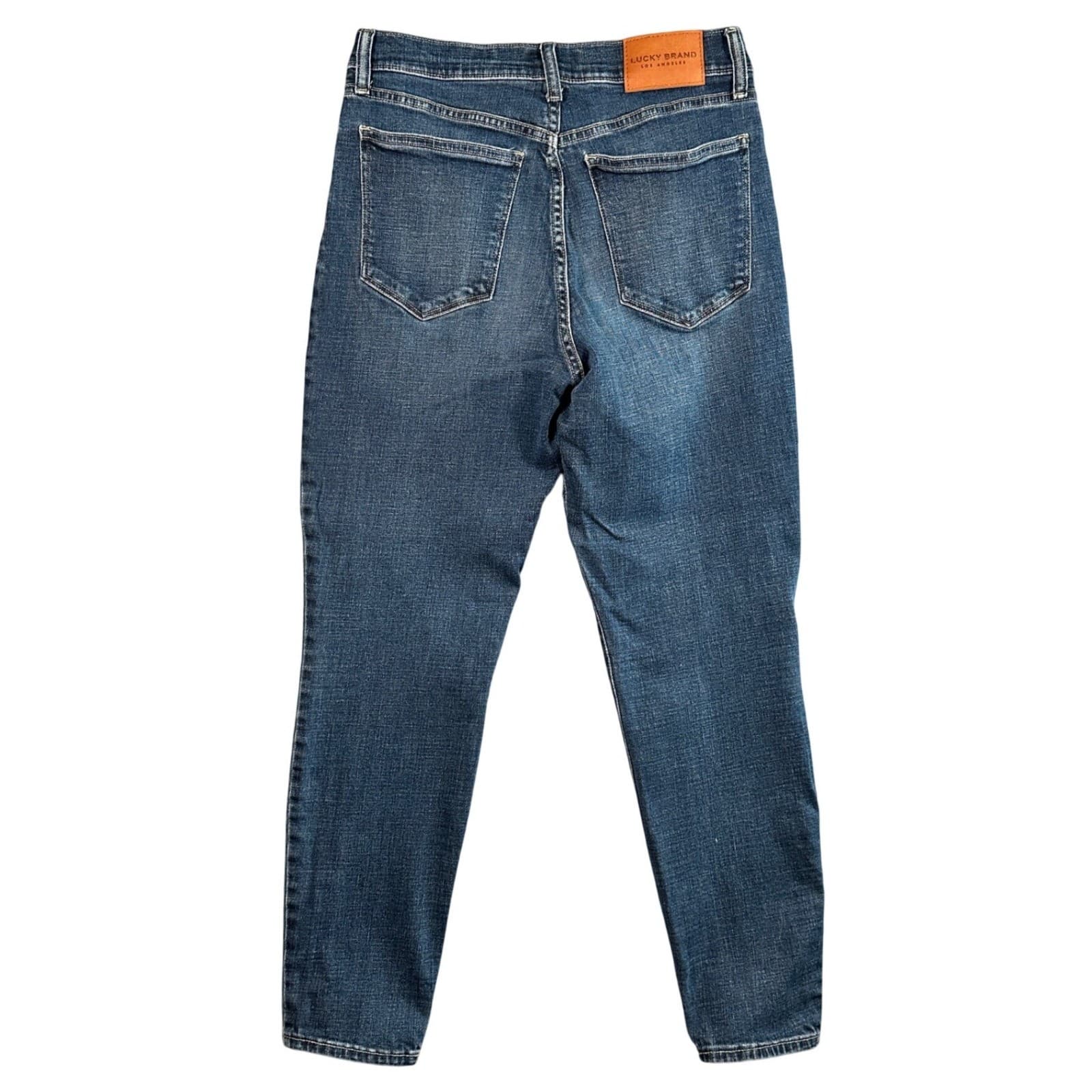 Lucky Brand Bridgette Skinny Jeans Womens 10/30 Blue Excellent High Rise Ankle - Thumbnail 2