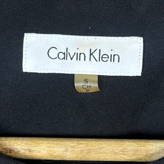 Calvin Klein Women's Black Animal Print Zip Front Jacket Size S - Thumbnail 7