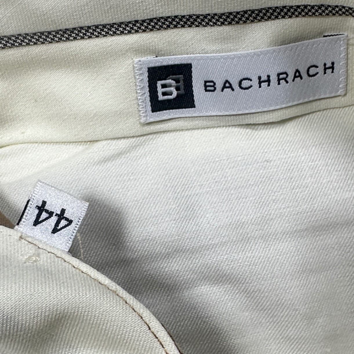 Bachrach Dress Pants Men 44 Tan Pure Wool Double Pleated - Thumbnail 7