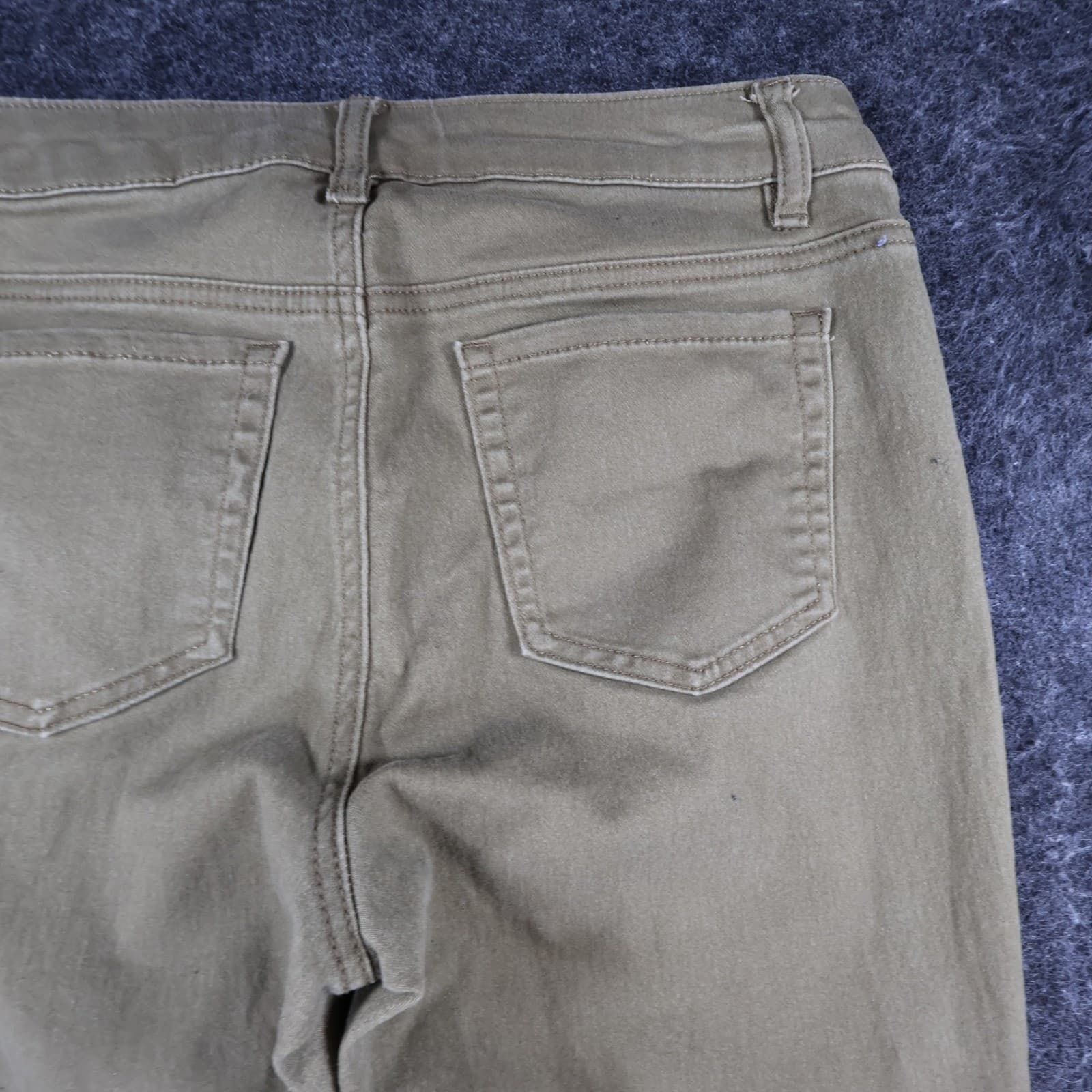 d.jeans Skinny Pants Womens 10 Olive Green Cotton Repreve Stretch Slim Casual - Thumbnail 11