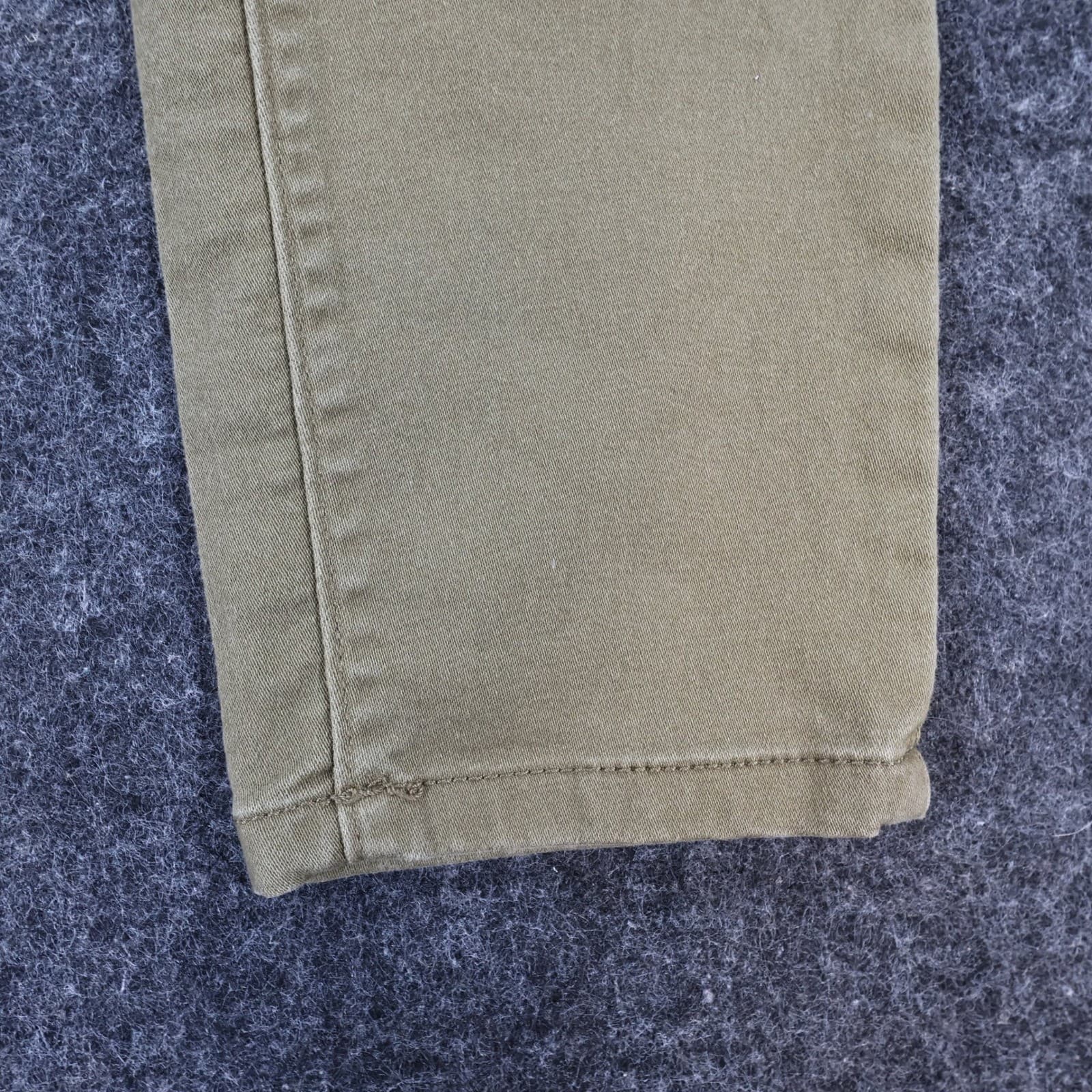 d.jeans Skinny Pants Womens 10 Olive Green Cotton Repreve Stretch Slim Casual - Thumbnail 12