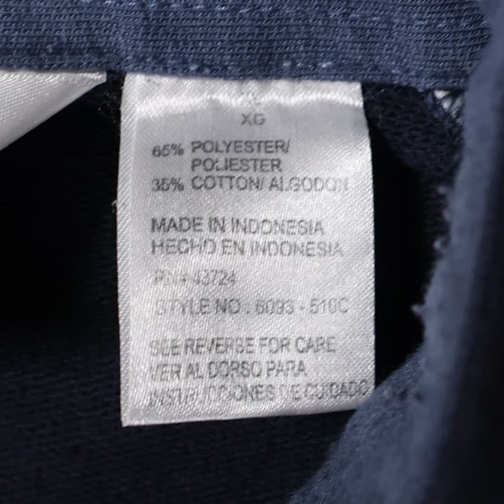 Classics by Palmland Long Sleeve Polo Shirt Mens XL Blue Excellent Vintage - Thumbnail 4