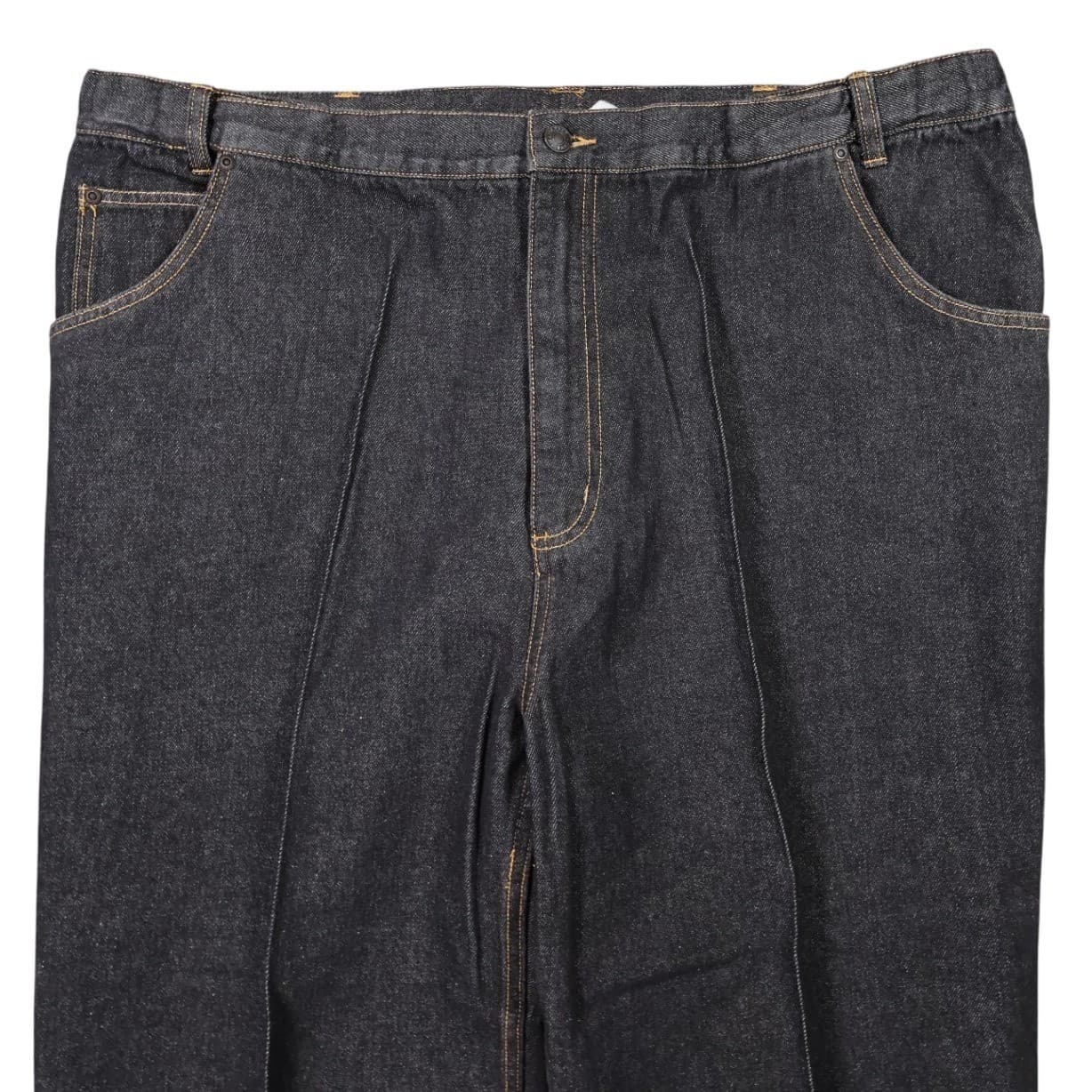 Haband Tailgater Jeans Mens 42x33 Black Excellent Fit Forever Cotton Straight - Thumbnail 3