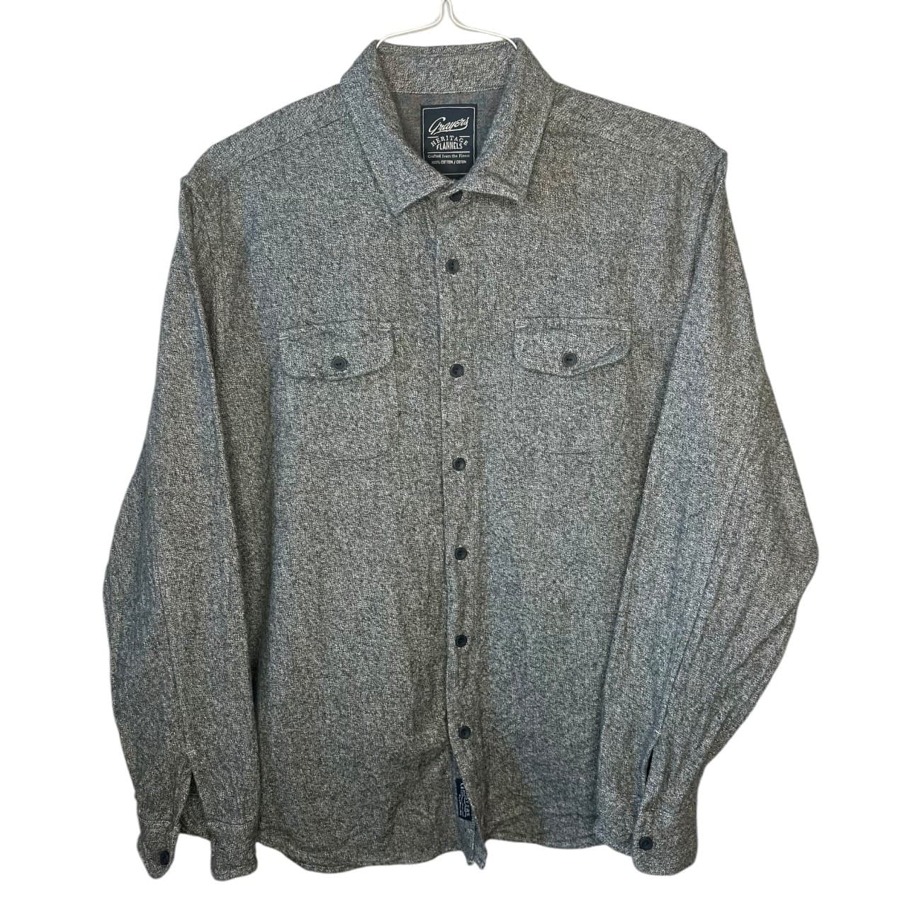 Crayers Heritage Flannels Men's Long Sleeve Button Up Shirt Size Large - Thumbnail 2