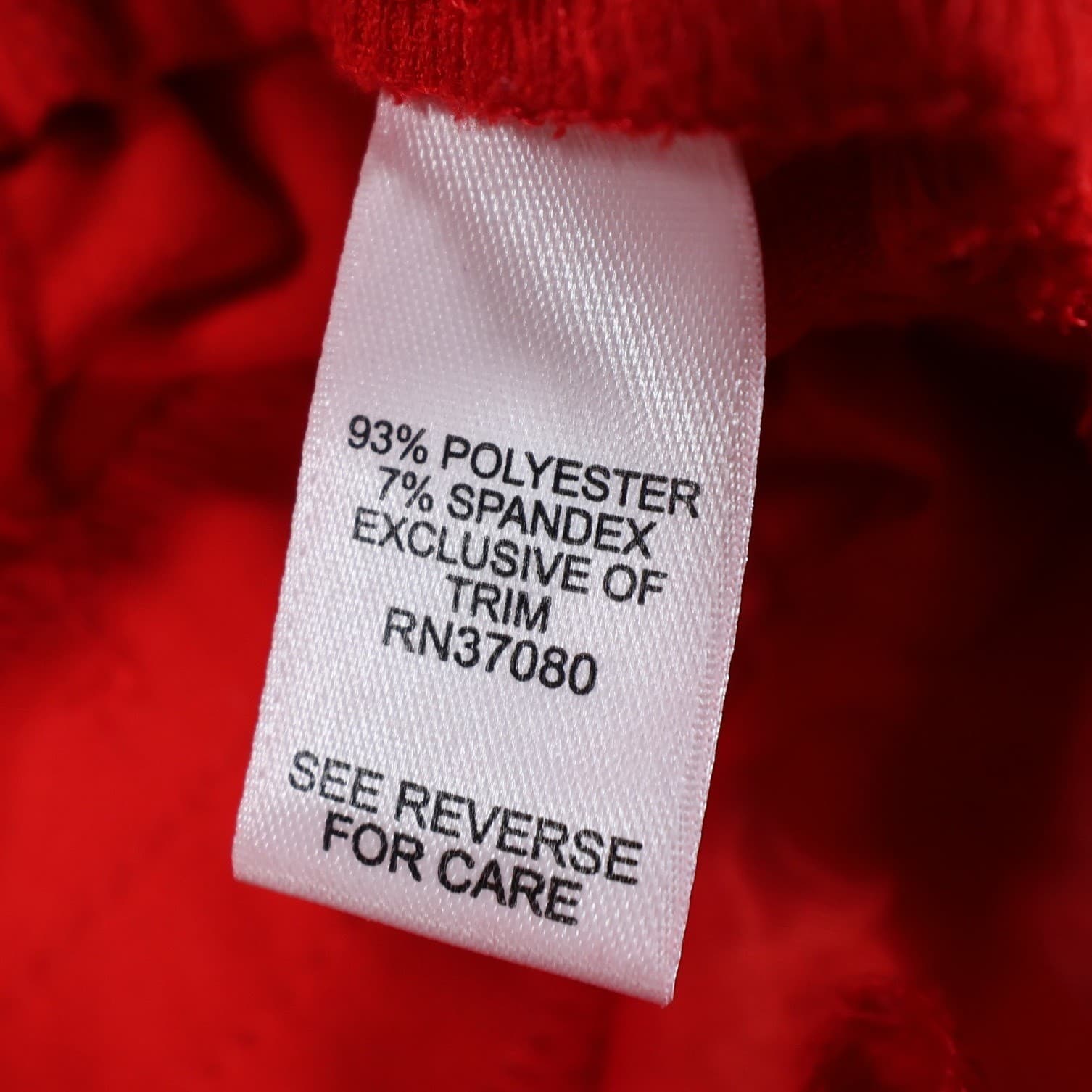 EST. 1946 Pants Womens XS Red Polyester Spandex Wide Leg Paperbag Tie Waist - Thumbnail 8