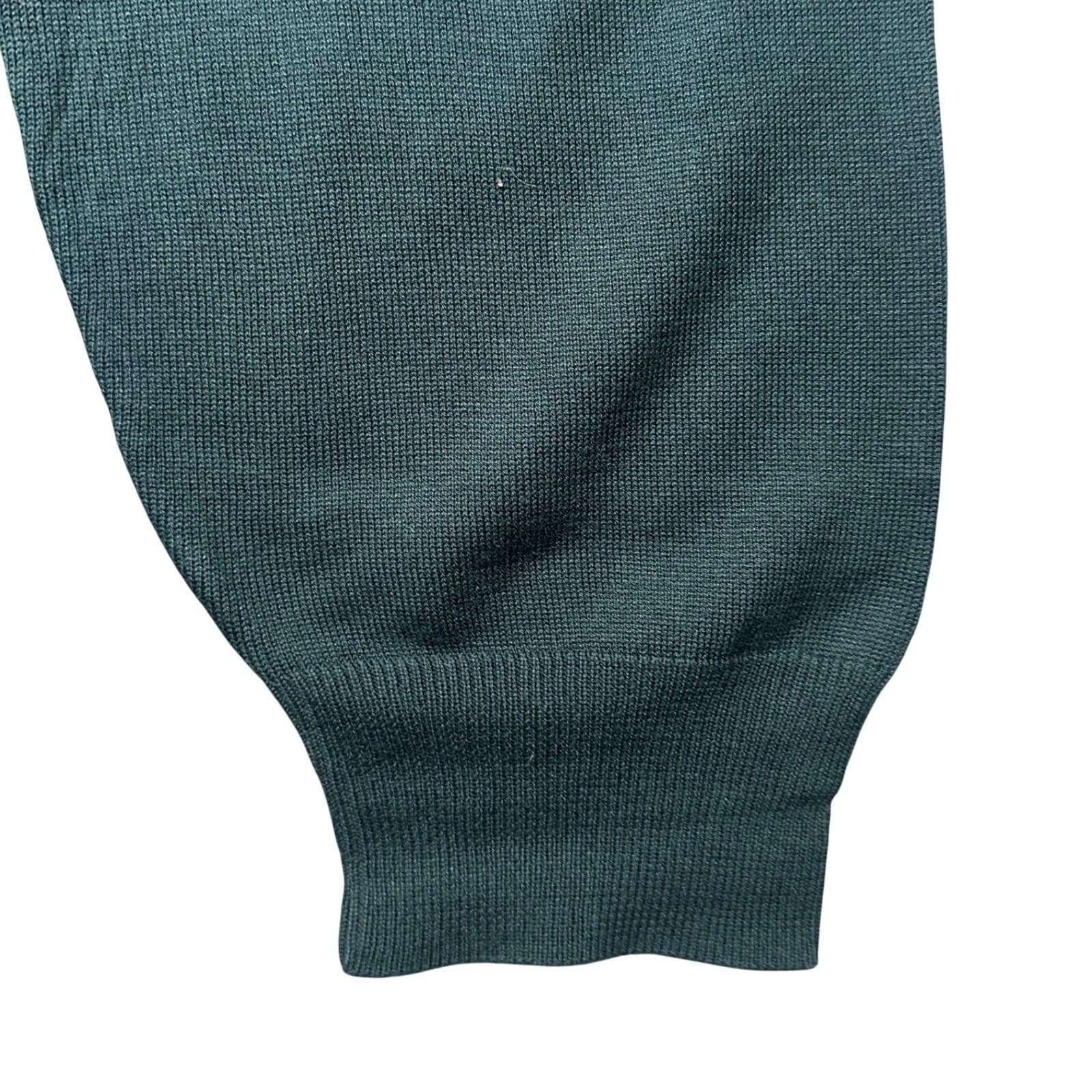 Jos. A. Bank Mock Neck Sweater Men XXL Green NEW Silk Signature Collection VTG - Thumbnail 5