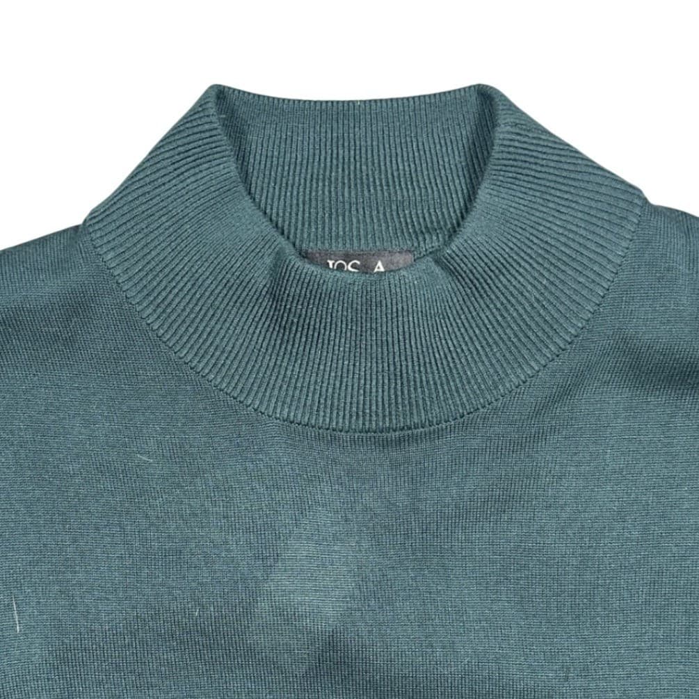 Jos. A. Bank Mock Neck Sweater Men XXL Green NEW Silk Signature Collection VTG - Thumbnail 4