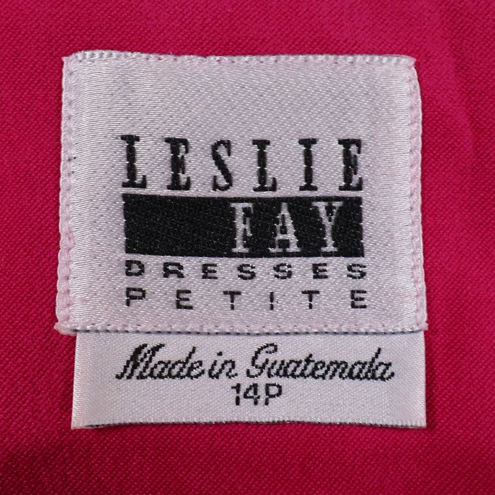 Leslie Fay Jacket Womens 14P Pink Polyester Spandex Petite Faux Suede Blazer - Thumbnail 7
