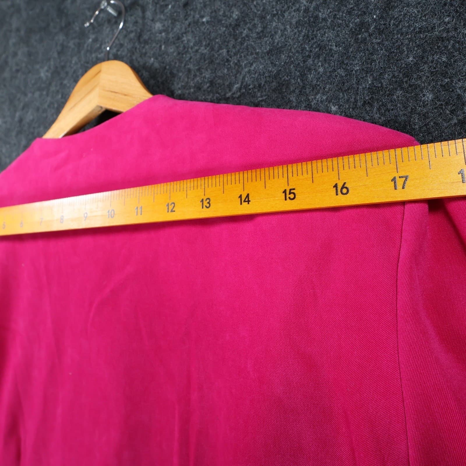 Leslie Fay Jacket Womens 14P Pink Polyester Spandex Petite Faux Suede Blazer - Thumbnail 6