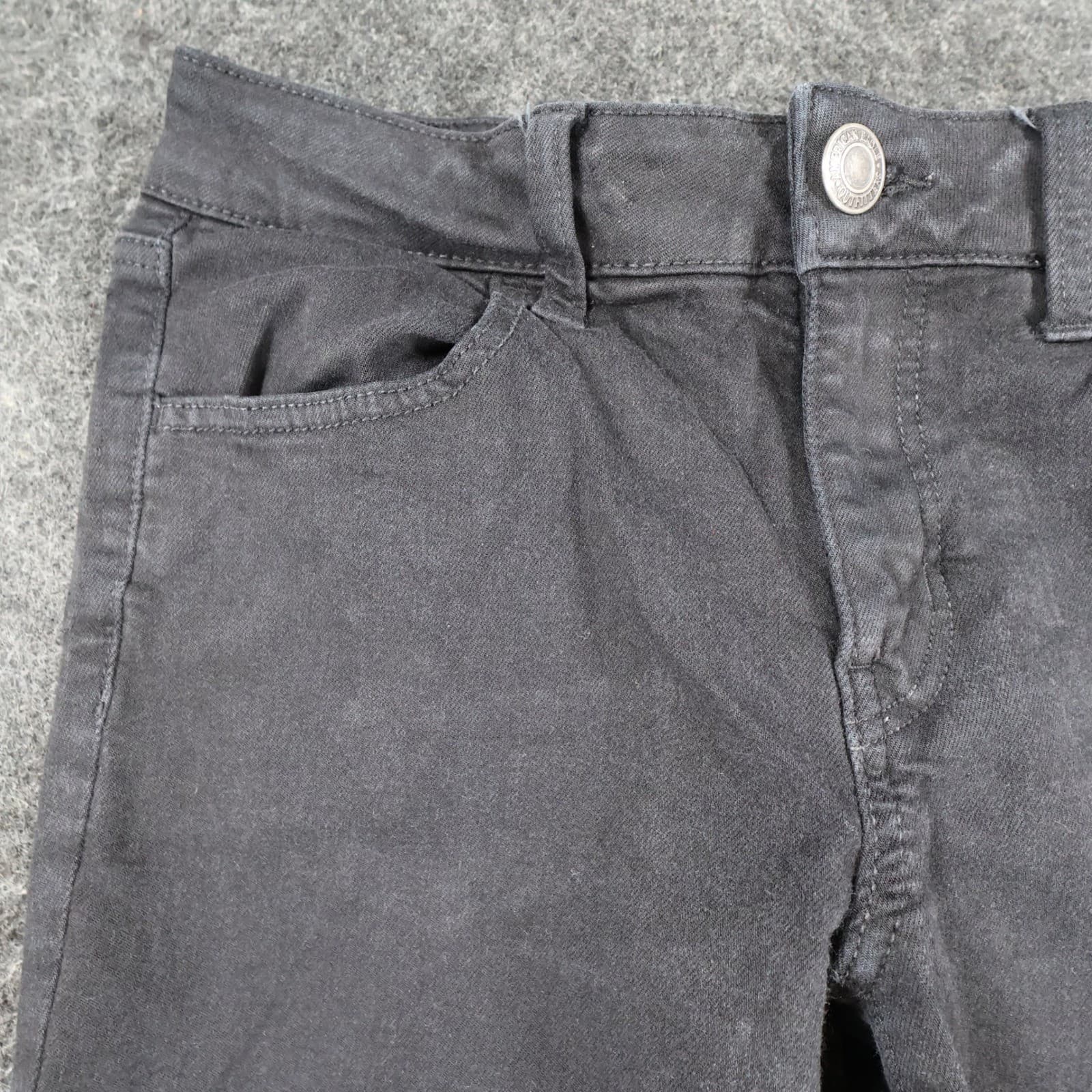 American Eagle Skinny Jeans Womens 6 Black Cotton Blend Distressed Ne(x)t Level - Thumbnail 11