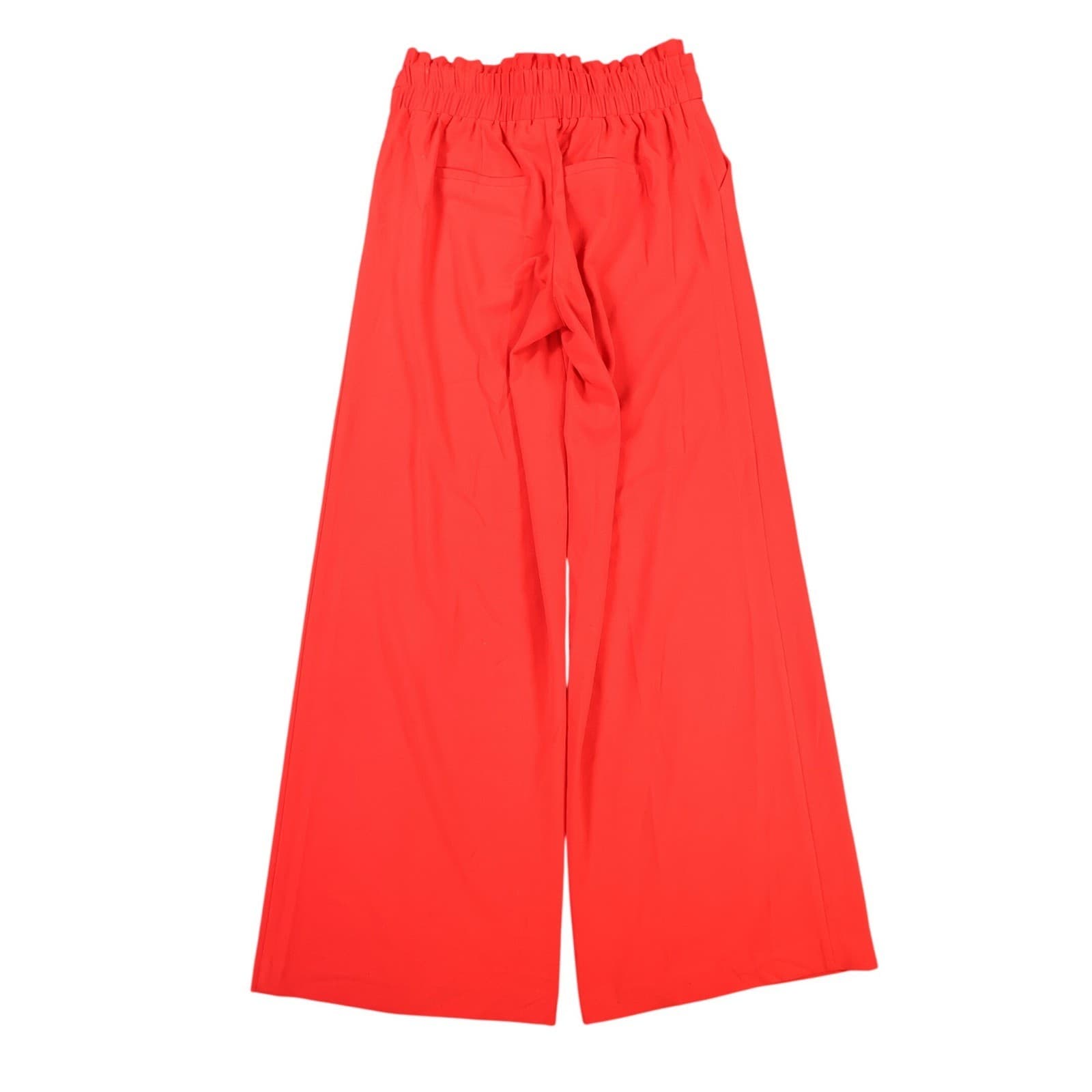 EST. 1946 Pants Womens XS Red Polyester Spandex Wide Leg Paperbag Tie Waist - Thumbnail 2