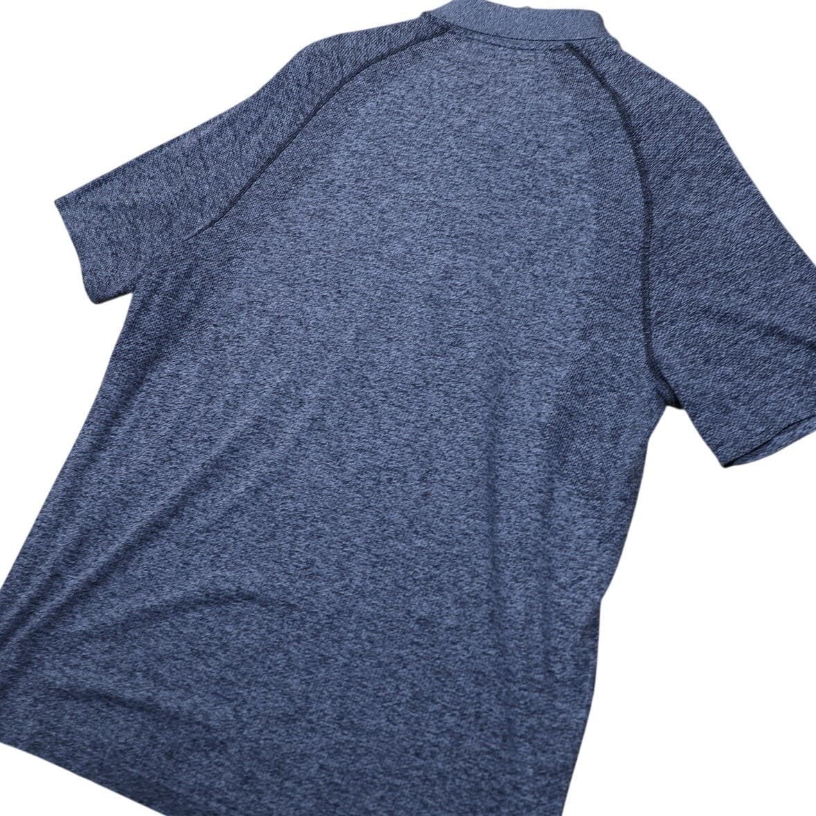 Russell Athletic Men Heather Gray Training Fit Short Sleeve Polo Shirt XL - Thumbnail 5