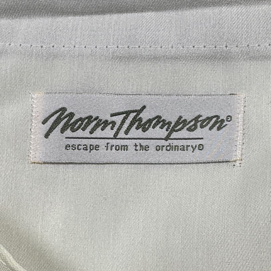 Norm Thompson Pleated Dress Pants Mens 44 Long Tan Worsted Wool Blend - Thumbnail 7
