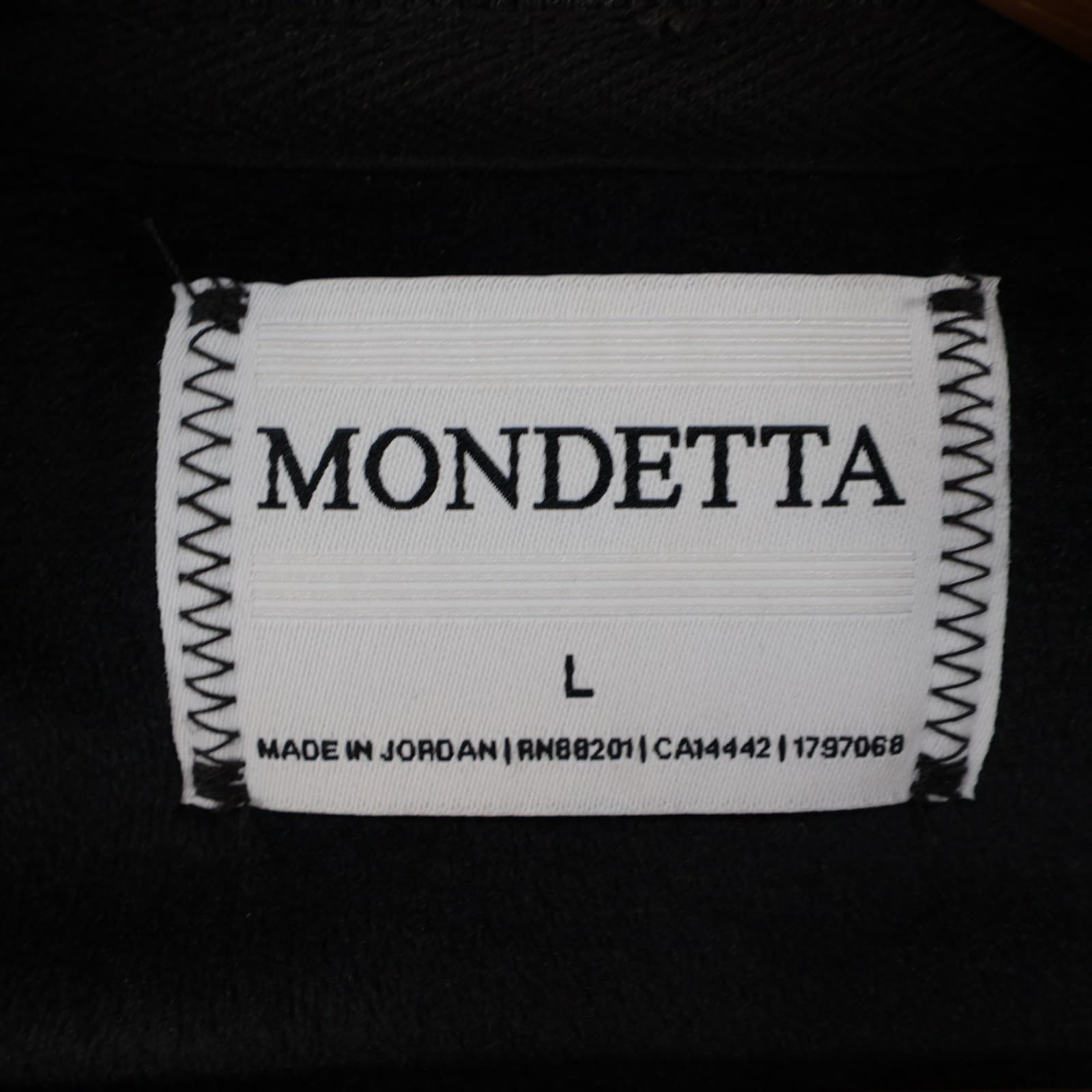 Mondetta Full Zip Jacket Mens L Dark Gray Recycled Polyester Athletic Zip Up - Thumbnail 7