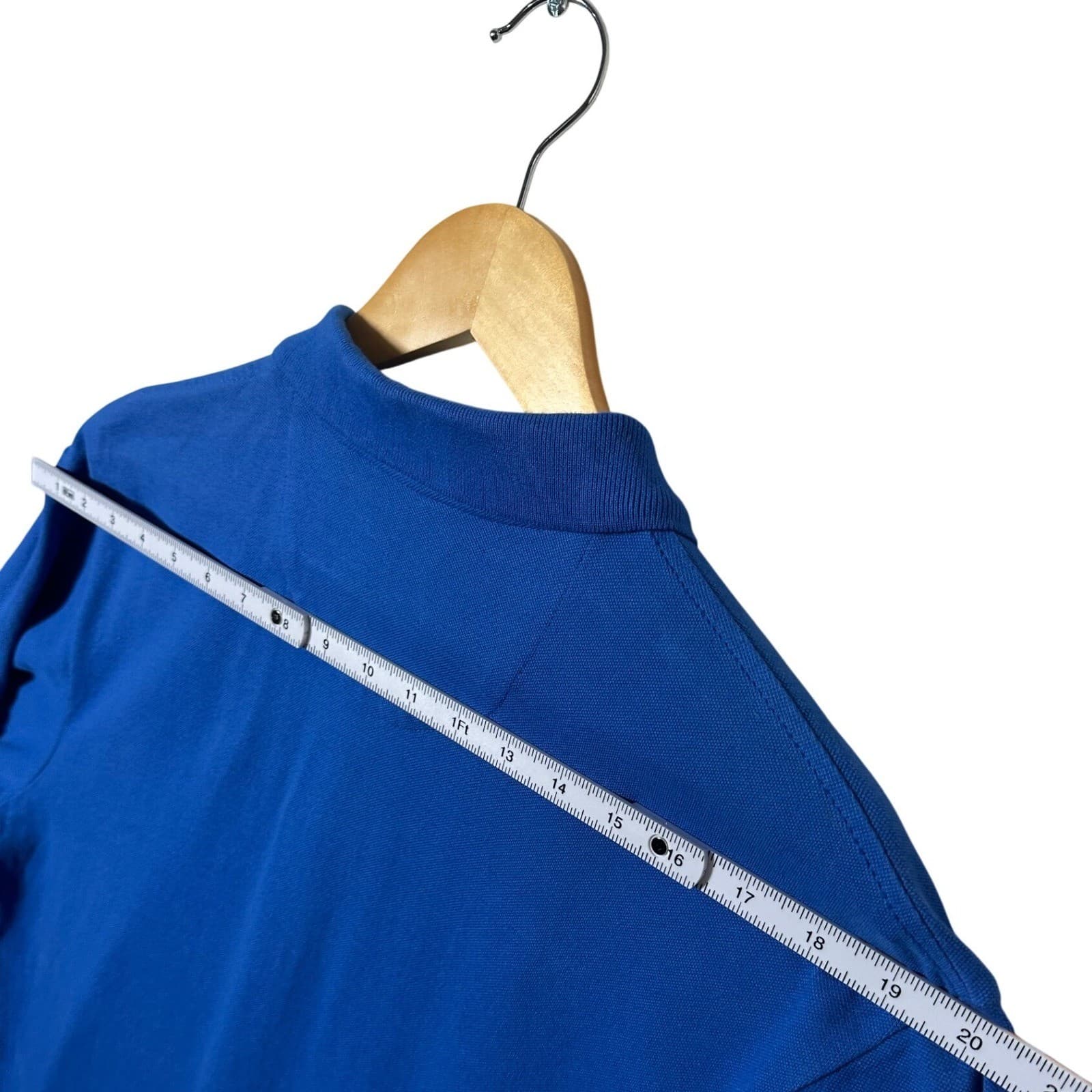 Chaps Mens Royal Blue Stretch Polo Shirt Classic Logo Short Sleeve Size L - Thumbnail 6