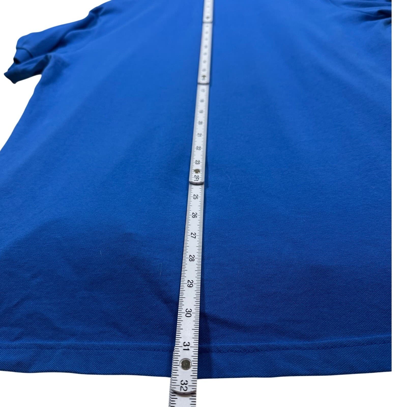 Chaps Mens Royal Blue Stretch Polo Shirt Classic Logo Short Sleeve Size L - Thumbnail 7