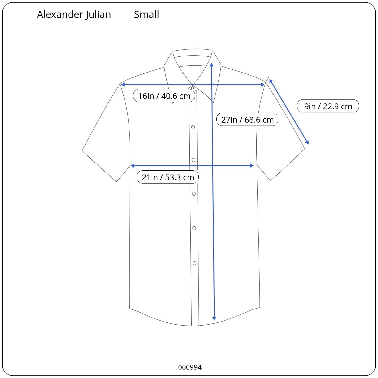Colours Alexander Julian Mens Small Dot Print Short Sleeve Button Down Shirt - Thumbnail 8
