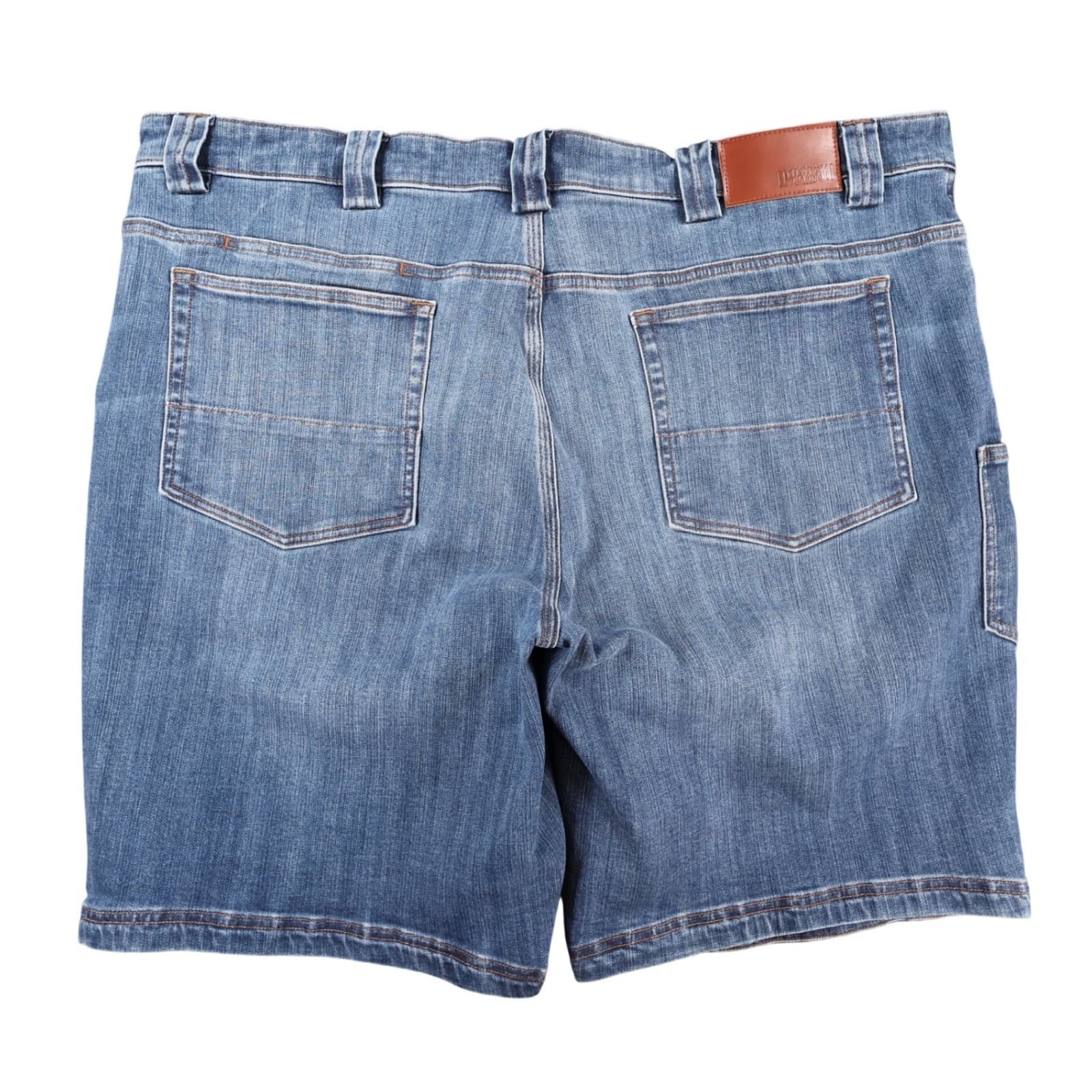 Duluth Trading Co Denim Shorts Mens 44 Blue Cotton Blend Relaxed Fit Stretch - Thumbnail 2