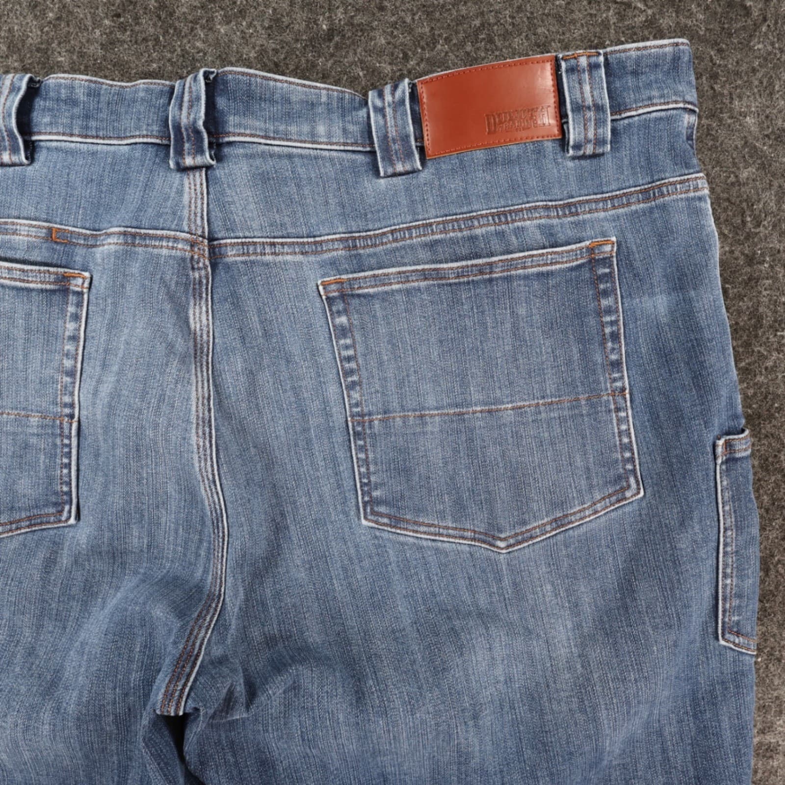 Duluth Trading Co Denim Shorts Mens 44 Blue Cotton Blend Relaxed Fit Stretch - Thumbnail 11
