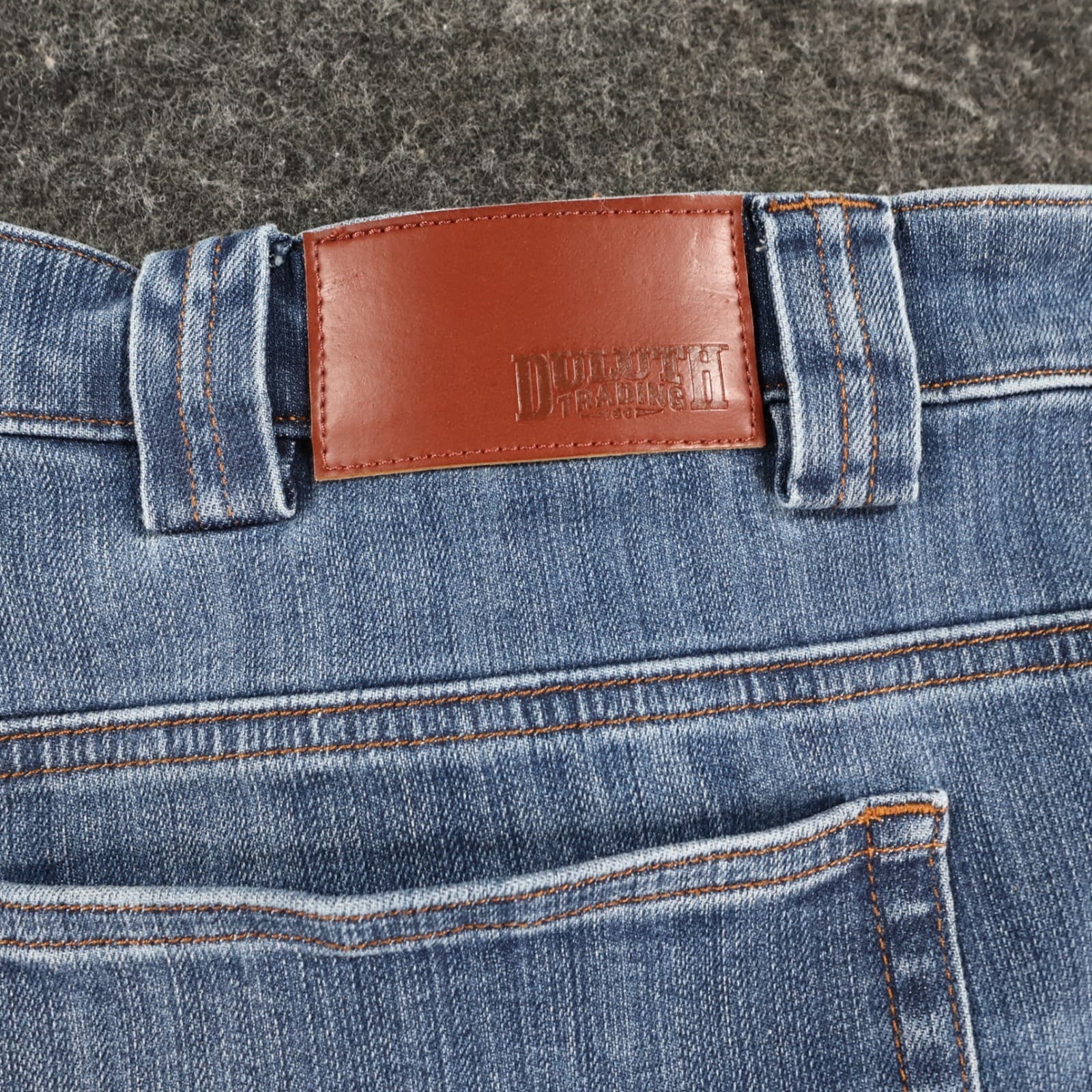 Duluth Trading Co Denim Shorts Mens 44 Blue Cotton Blend Relaxed Fit Stretch - Thumbnail 12