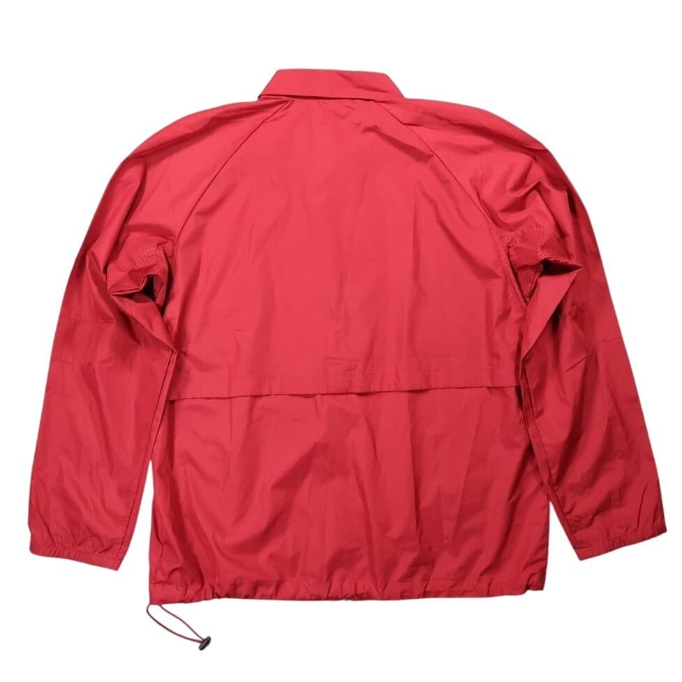 North End Windbreaker Jacket Mens Large Red Excellent Vintage Full Zip - Thumbnail 3