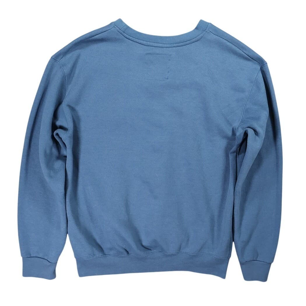 New York Popular Chicago Sweatshirt Unisex L Blue Excellent Vintage Graphic - Thumbnail 2