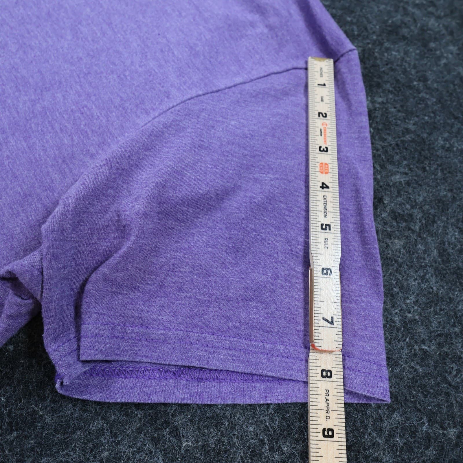 Crown Royal T-Shirt Mens XL Purple Heathered Riders Rodeo Graphic Tee - Thumbnail 4