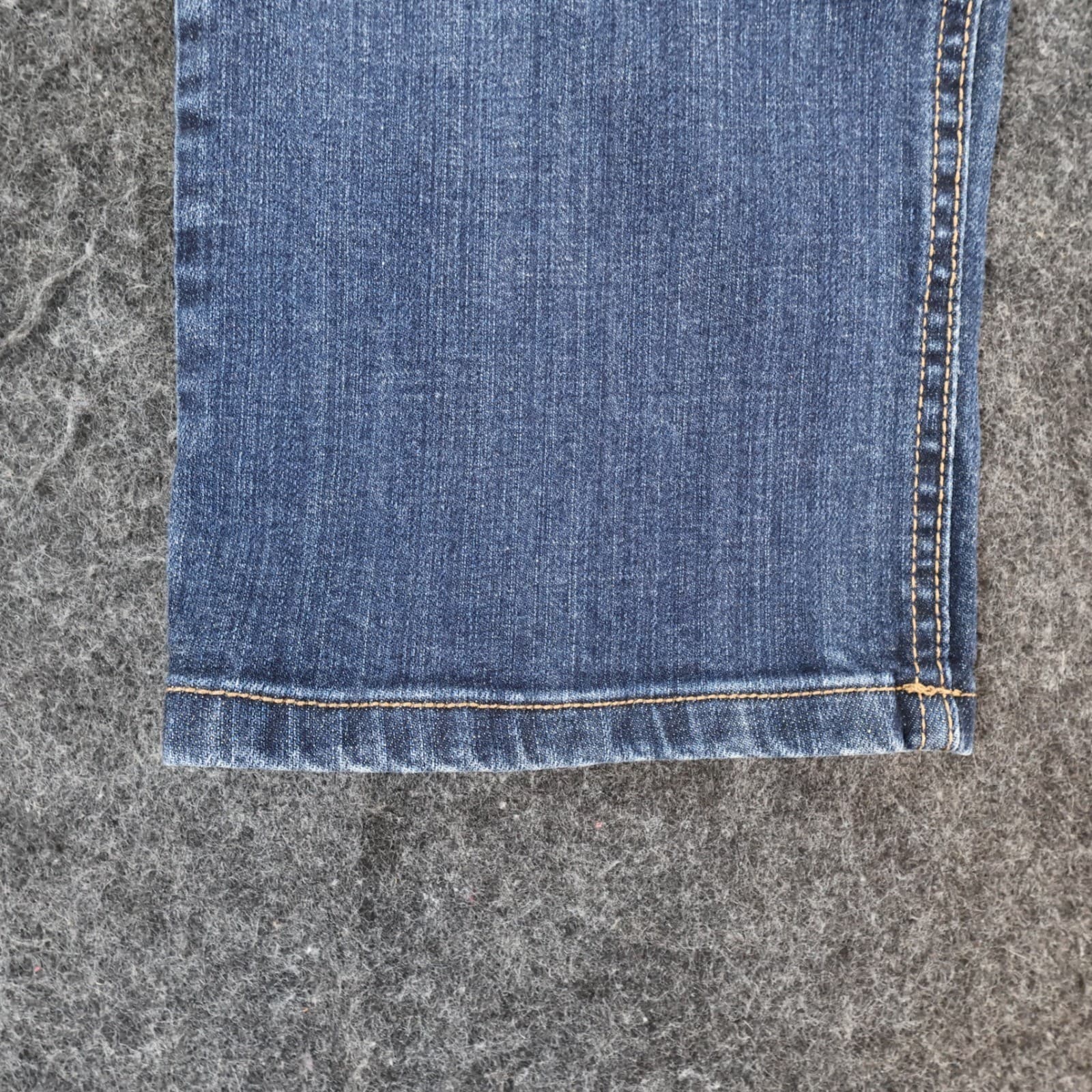 Lands' End Straight Leg Jeans Womens 10 Blue Cotton Stretch Fit 1 Casual Denim - Thumbnail 13