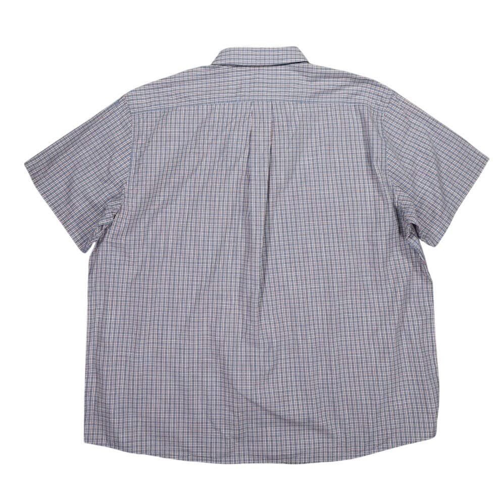 Roundtree & Yorke Button Up Shirt Mens XXL Blue NWT Plaid Short Sleeve Cotton - Thumbnail 2