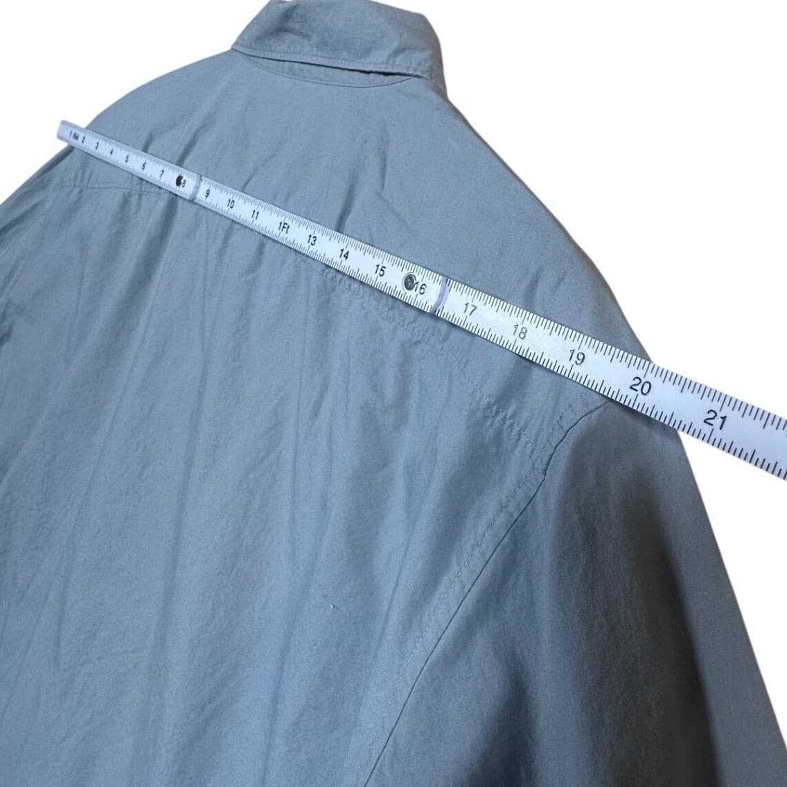 Claiborne Mens XL Gray Long Sleeve Button Down Shirt - Thumbnail 7