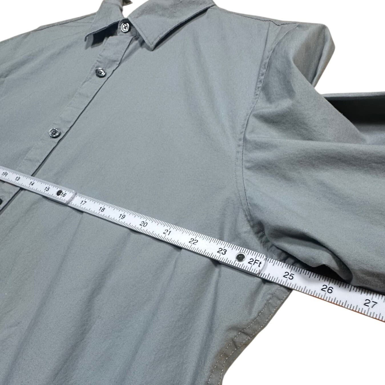 Claiborne Mens XL Gray Long Sleeve Button Down Shirt - Thumbnail 5