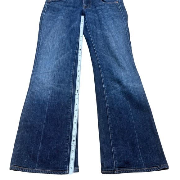 Seven For All Mankind Bootcut Jeans Dark Wash Mid Rise Women Size 28 - Thumbnail 7