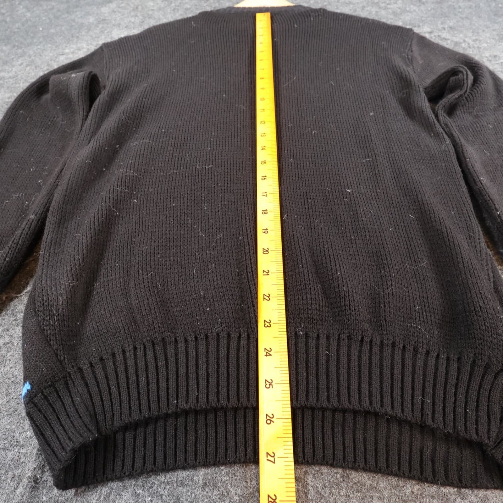 Unbranded Hotline Bling Sweater Mens Large Black Mixed Fibres Drake Ugly Holiday - Thumbnail 7